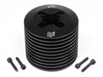 1458 - ALUMINUM HEATSINK HEAD (BLACK/F3.5)
